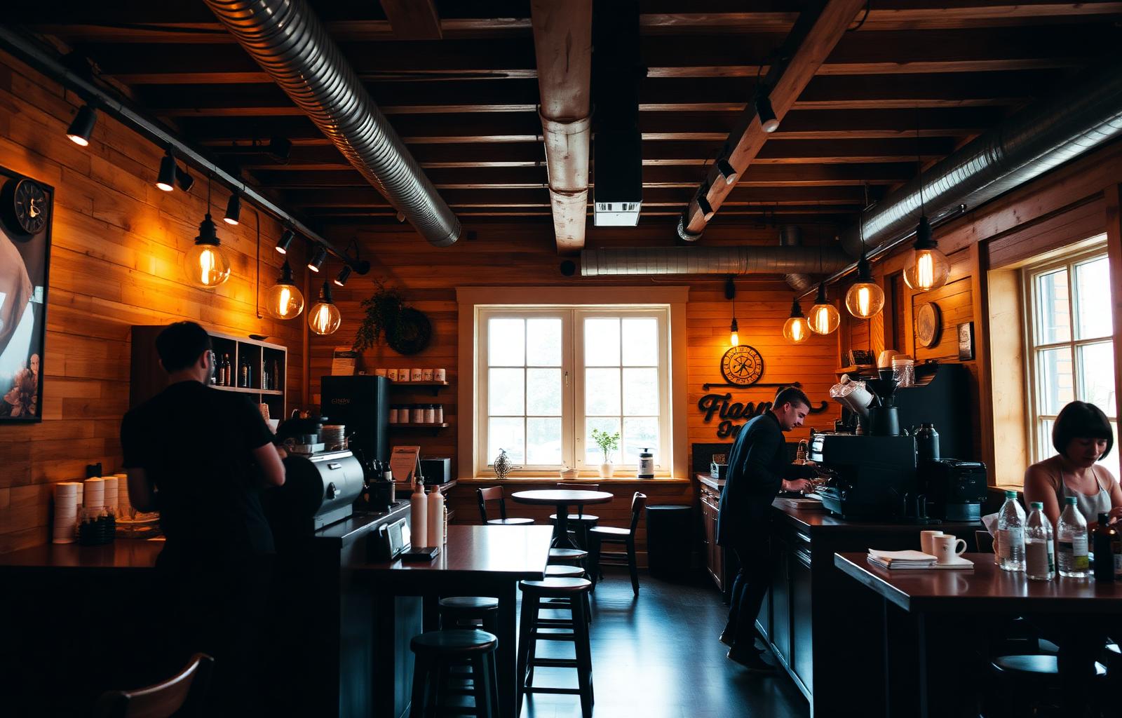Oak & Bean Café interior